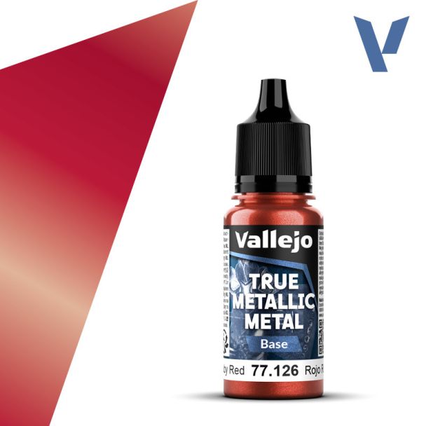 Vallejo TMM Base 126-18ml Ruby Red  =